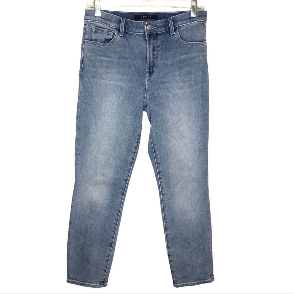 J Brand Slim Straight Leg Jeans Medium Wash Blue Denim Size 27
